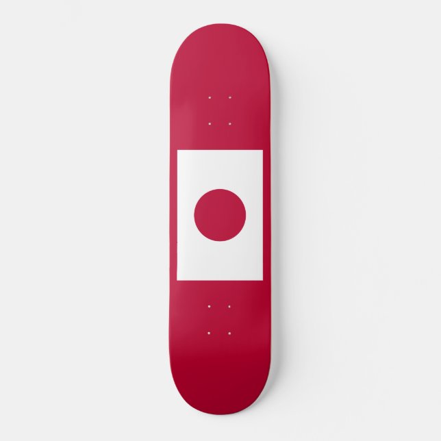 Skateboard Bandera nacional japonesa Nisshoki (Anverso)