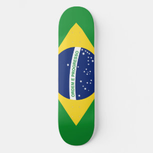Skateboard Bandera nacional República Federativa del Brasil