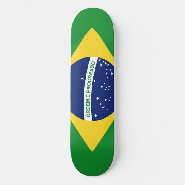 Skateboard Bandera nacional República Federativa del Brasil (Anverso)