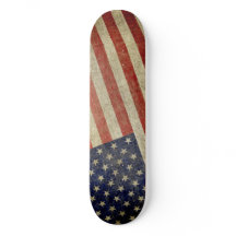 Bandera norteamericana deprimida y angustiada