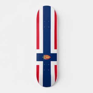 Skateboard Bandera noruega