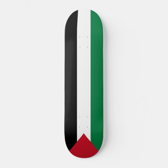 Skateboard Bandera palestina (Palestina) (Anverso)