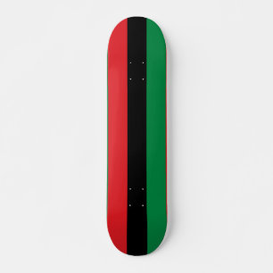 Skateboard Bandera Panafricana de la UNIA