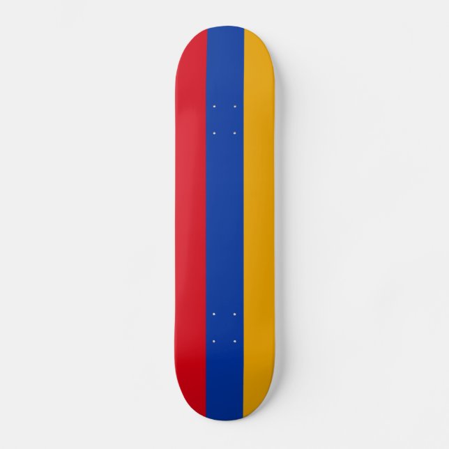 Skateboard Bandera patriótica armenia (Anverso)