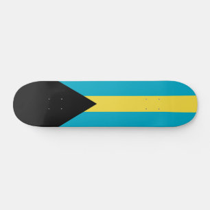 Skateboard Bandera patriótica bahameña