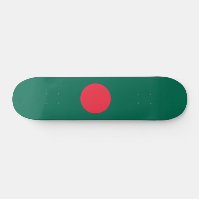 Skateboard Bandera patriótica bangladesí (Horz)