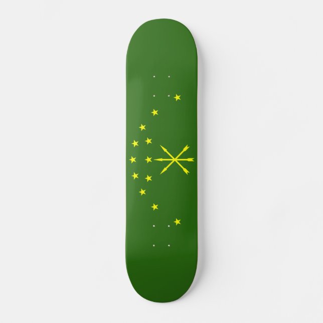 Skateboard Bandera Patriótica de Adigueya (Anverso)