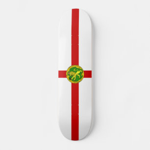 Skateboard Bandera patriótica de Alderney