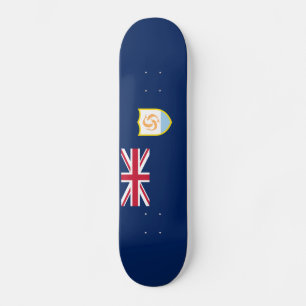 Skateboard Bandera patriótica de Anguilla