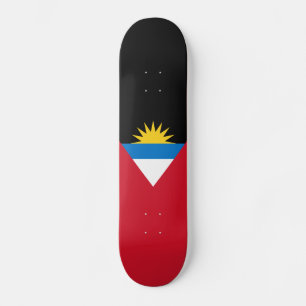 Skateboard Bandera Patriótica de Antigua y Barbuda