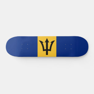 Skateboard Bandera Patriótica de Barbados