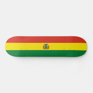 Skateboard Bandera Patriótica de Bolivia