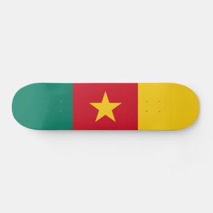 Skateboard Bandera patriótica de Camerún
