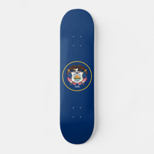 Skateboard Bandera Patriótica del Estado de Utah