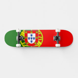 Skateboard Bandera portuguesa