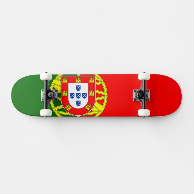 Skateboard Bandera portuguesa (Horz)
