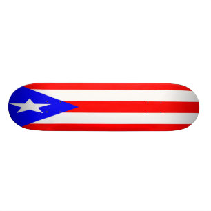 Skateboard Bandera puertorriqueña