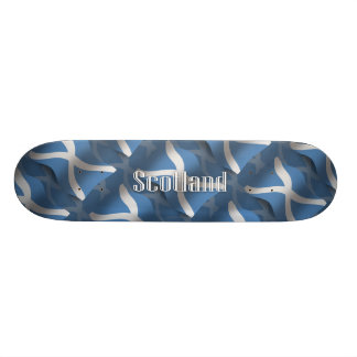 Skateboard Bandera que agita de Escocia