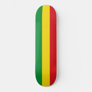 Skateboard Bandera Rastafari Rasta Etíope