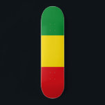 Skateboard Bandera rastafariana rasta etíope<br><div class="desc">Los colores rojo, verde y amarillo representan la bandera del rastafari, pero también es una bandera de Etiopía. Este es un regalo de alta calidad de Rasta y un gran diseño para todos los rastafaris. Visite nuestra tienda para encontrar más regalos geniales de rasta y otras ideas de regalo de...</div>