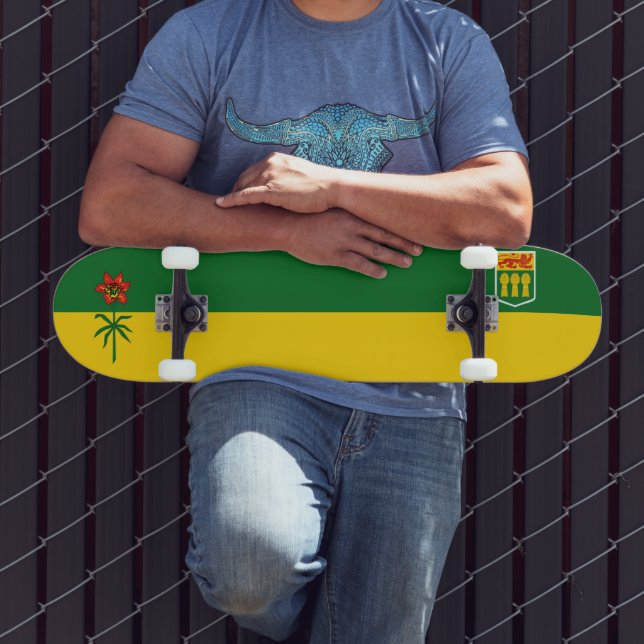 Skateboard Bandera Saskatchewan (CANADÁ) (Exterior 3)