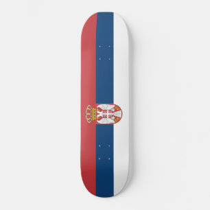 Skateboard Bandera serbia