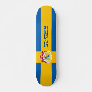 Skateboard Bandera sueca