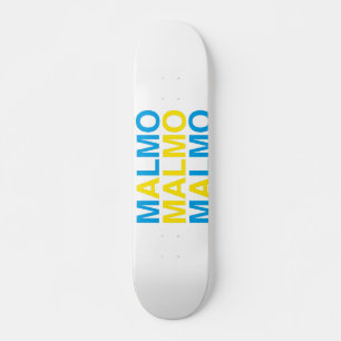 Skateboard Bandera sueca MALMO