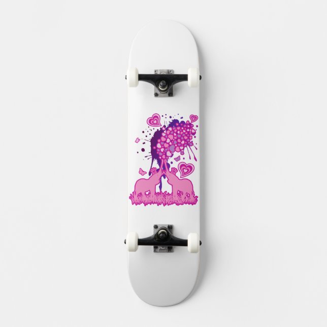 Skateboard Baño_de_elefante (Anverso)
