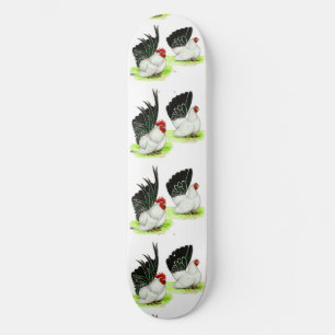 Skateboard Bantemas blancos negros japoneses