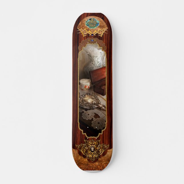 Skateboard Barbero - La rutina de la mañana (Anverso )