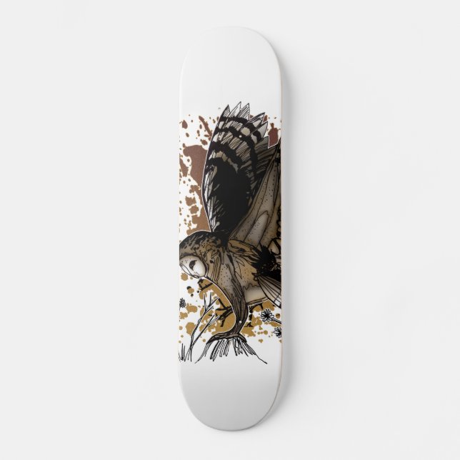 Skateboard Barn Owl Stance (Anverso)