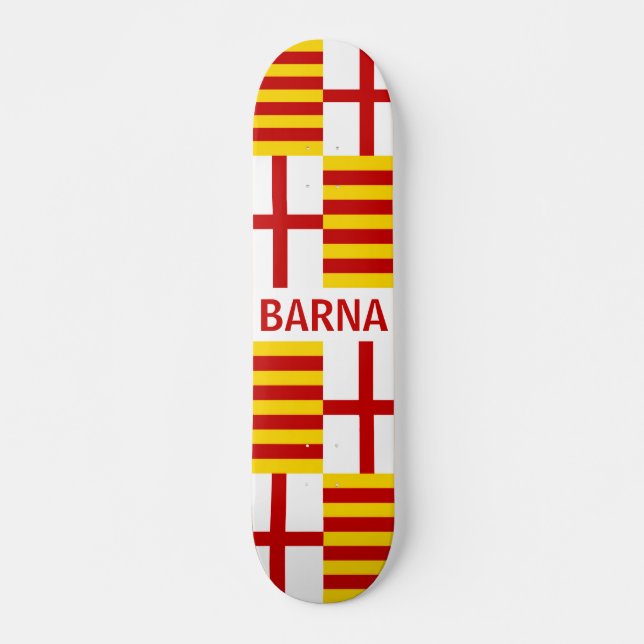Skateboard Barna - Bandera de Barcelona (Anverso )