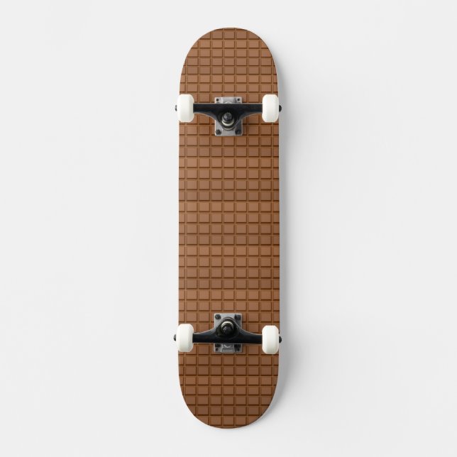 Skateboard Barra de chocolate (Anverso)