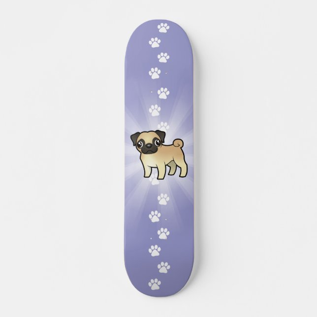 Skateboard Barro amasado del dibujo animado (Anverso )
