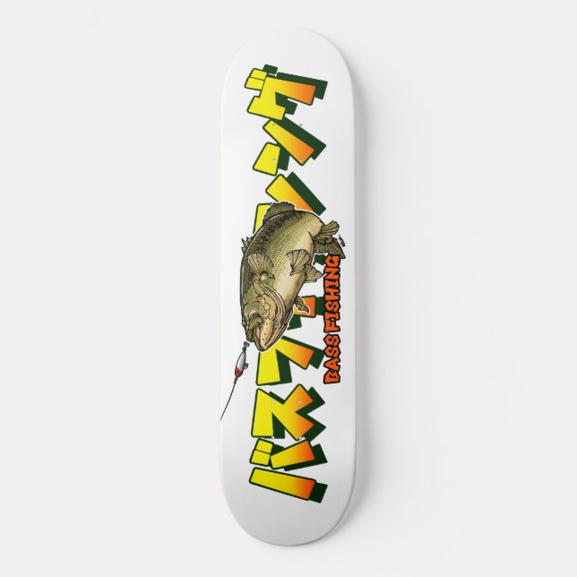 SKATEBOARD BASS FISHING B (Anverso)