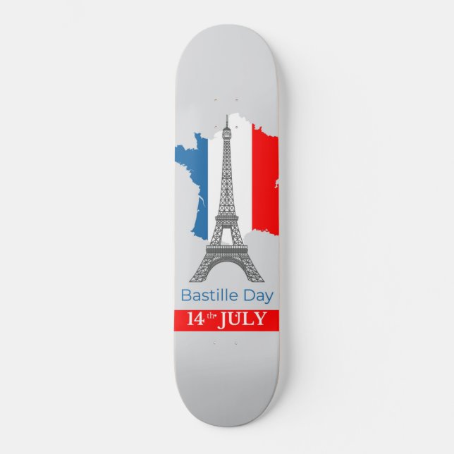Skateboard Bastille Day (14th July) (Anverso)