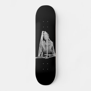 Skateboard Bat Skeleton gótico