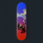 Skateboard Batalla de fuego y dragón de hielo contra la besti<br><div class="desc">Este diseño se puede personalizar eligiendo la opción personalizar para añadir texto o realizar otros cambios. Si este producto tiene la opción de transferir el diseño a otro artículo, asegúrese de ajustar el diseño para que se ajuste si es necesario. Contáctame en colorflowcreations@gmail.com si deseas tener este diseño en otro...</div>