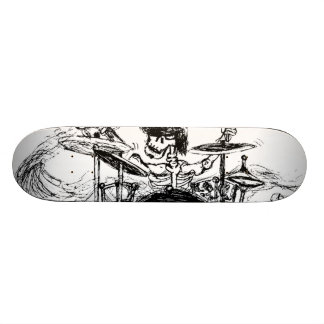 Skateboard Batería esquelético