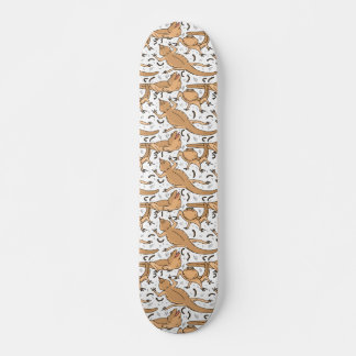 Skateboard Beardie and Worms - Dragones con barba