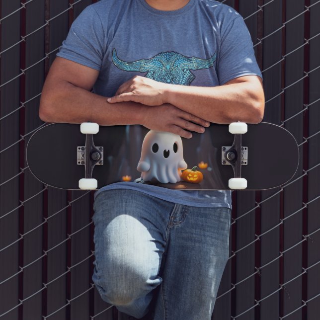 Skateboard Bebé Fantasma Típico personaje de Halloween (Exterior 3)