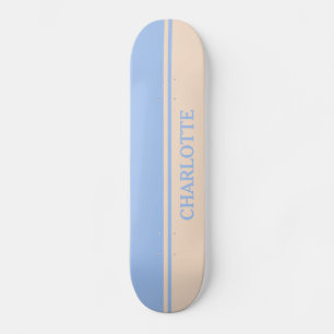 Skateboard Bebé rosa y azul