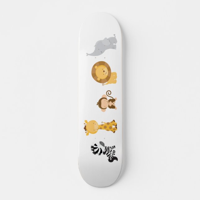 Skateboard Bebés de la jungla (Anverso )