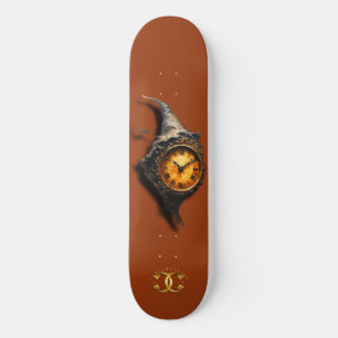 Skateboard Belleza dentro de la OSCURIDAD