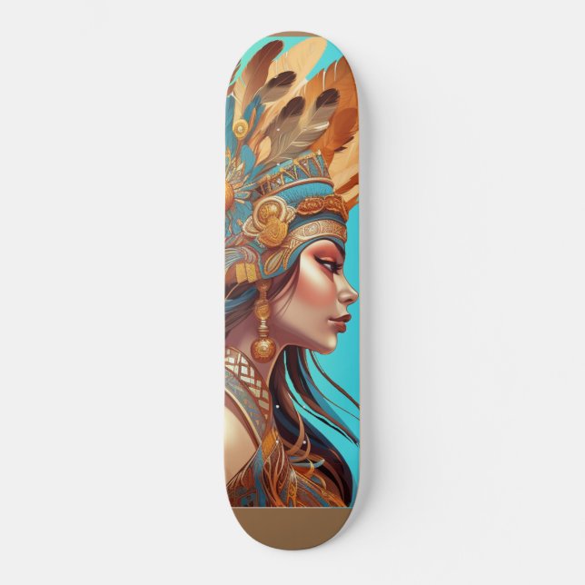 SKATEBOARD BELLEZA NATIVA #1 (Anverso)