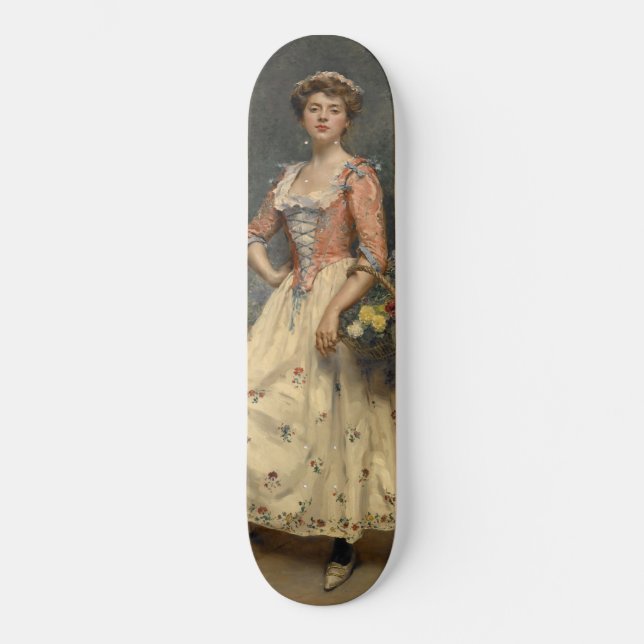 Skateboard Belleza primavera (por Raimundo de Madrazo y Garre (Anverso)
