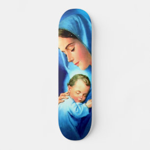Skateboard Bendita Virgen María con el Niño Jesús