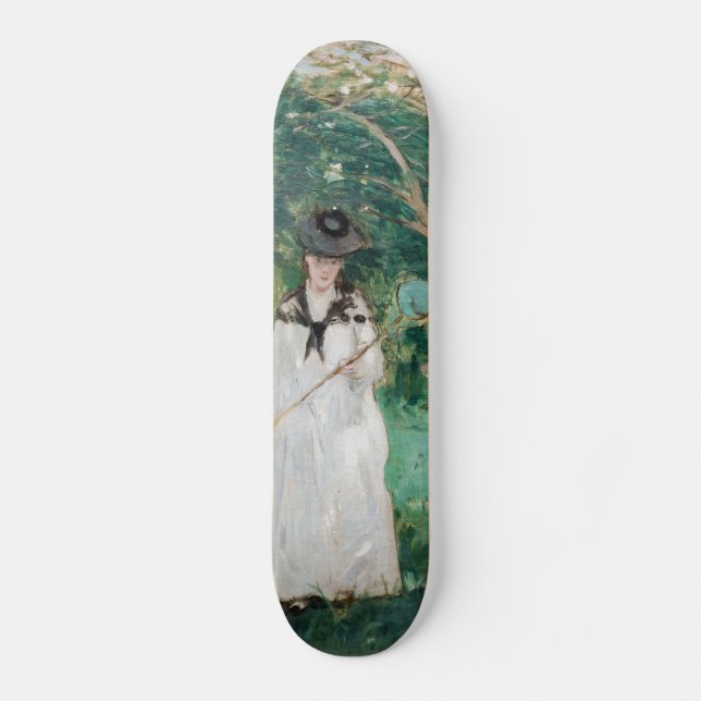 Skateboard Berthe Morisot - La caza de mariposas (Anverso)