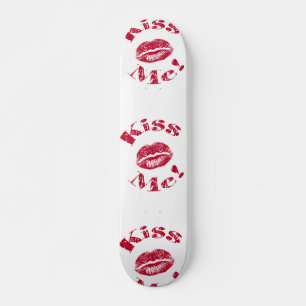 Skateboard ¡Béseme! Labios rojos